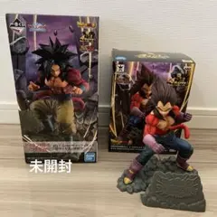 一番くじ ドラゴンボール ドッカンバトルコラボ 孫悟空 ベジータ 超サイヤ人4