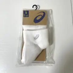 アシックス ASICS ホワイト ソックス S (23-25cm)