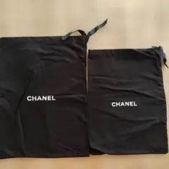 CHANEL 保存袋 巾着袋 ブラック2枚