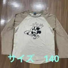 Disney ミッキーマウス 長袖カットソー 140cm