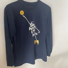 Nike バスケットボール 長袖Tシャツ ネイビー