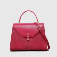 美品】ANAYI アナイ コンビミニハンドバッグ ピンクパープル 