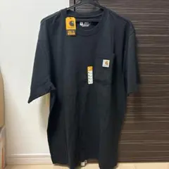 タグ付きCarhartt ブラックTシャツ M ルーズフィット
