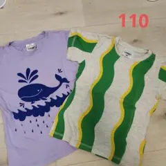 Tシャツ2枚セット　110のサムネイル