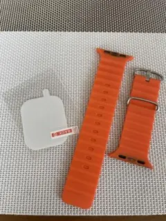 新品 Apple Watch シリコンバンド オレンジ