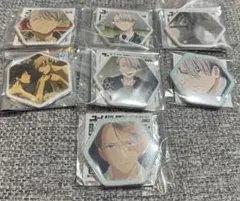 ユーリ!!! on ICE 銀盤缶バッジ 勝生勇利 ヴィクトル　オンリーショップ