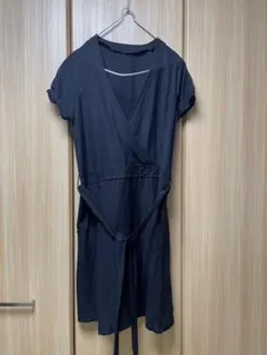 Nîmes　ニームス　カシュクールワンピース　ブラックのサムネイル