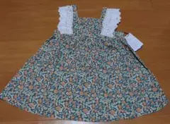 ベビー ワンピース 花柄 フリル付き 新品