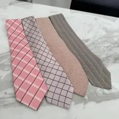 メンズネクタイ（ピンク系）