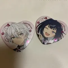 エス カンナ スタフォニ ハート缶バッジ