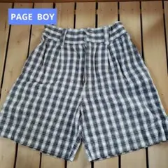 ☆PAGE BOY　コットン100%　チェック柄ショートパンツのサムネイル