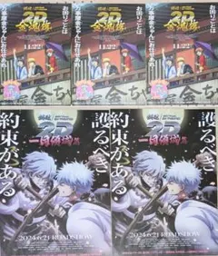 銀魂 オンシアター 2D 一国傾城篇 金魂篇 映画館フライヤー（チラシ）２種類