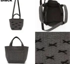 ジプソフィア gypsohila Town Bag Sブラック リボン バッグ - メルカリ