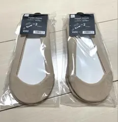 GU カバーソックス スクエア 超浅履き 23-25cm 2足組　２個セットのサムネイル