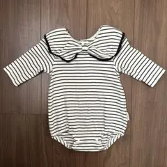 アプレレクール　リボン衿ボディースーツ70