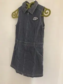 COMME CA ISM ストライプ ノースリーブワンピース