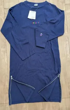 Champion ロゴ刺繍 TシャツワンピースLサイズ