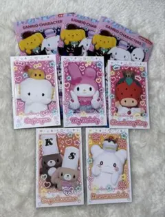 【未使用・美品】サンリオ キャラポトレ / ライブキャラクター人気5枚セット