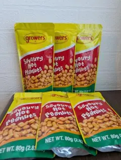 Savoury Hot Peanuts 80g 6袋セットのサムネイル