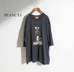 ピーナッツ【M】Tシャツ 五分袖 キャラクタープリント b178