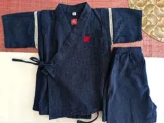 甚平 ネイビー 100cm　キッズ