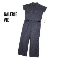 GALERIE VIE　ギャラリーヴィ　シャツオールインワン　グレー　サイズ1