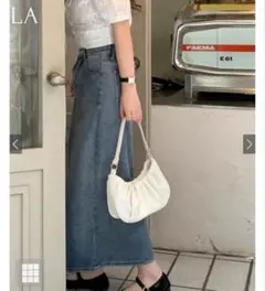 [美品]期間限定！2wayタックレザーショルダーバッグ