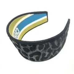 克里斯汀·迪奧帆布迪奧奧布利克豹紋髮箍