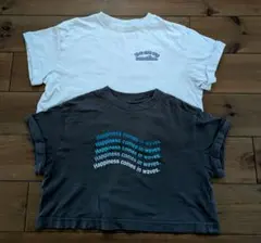 半袖Tシャツ 2枚セット ロゴデザイン