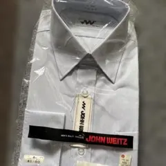 高島屋　JOHN WEITZ ストライプドレスシャツ Mのサムネイル