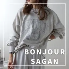 n様 リクエスト　白抜きカレッジロゴ刺繍BIGスウェット