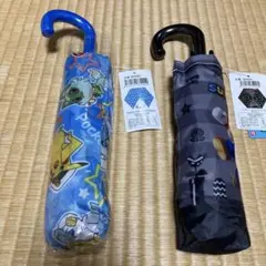 【値下げ】ポケモン・マリオ 折り畳み傘 2点セット