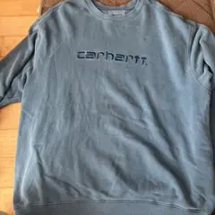 Carhartt WIP 刺繍ロゴ スウェット XL ブルーのサムネイル