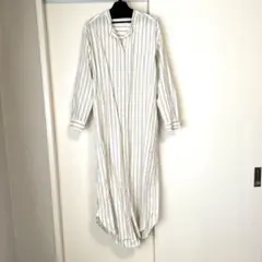 URBAN RESEARCHストライプのシャツワンピース