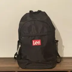 Lee ブラックリュック メッシュポケット付きのサムネイル