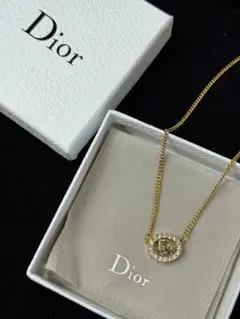 3165-1 保存箱付き極美品✨ Dior ネックレス CD ロゴ 希少 刻印 - メルカリ