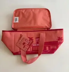 【アメリカ限定】Trader Joe'sトレジョ ミニ保冷バック ピンク色