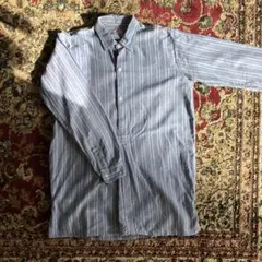 【ユーロヴィンテージ】 推定1930-40年代 グランパシャツ