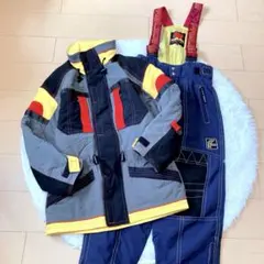 ファブリス⭕️スノーボードウェア　上下セット　スキー　ジャケット　ロンパース M