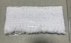 フリルゴム ホワイト 手芸用 ギャザー