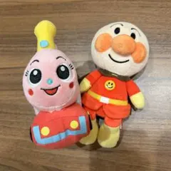 【美品】アンパンマン、ポッポちゃんぬいぐるみセット