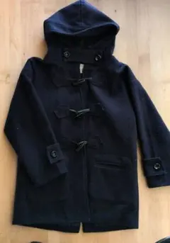 ダッフルコート フード付き　ネイビー
