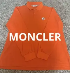 MONCLER ポロシャツ オレンジ XLサイズ - メルカリ
