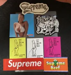 supreme シュプリーム非売品ステッカー8枚セット新品