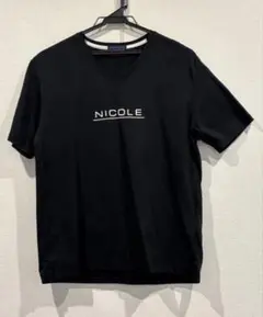 【美品】NICOLE CLUB FOR MEN Vネック Tシャツ　48サイズ