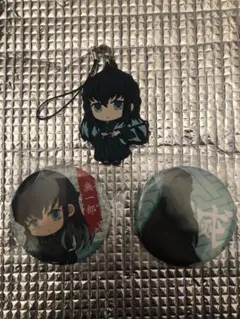 時透無一郎セット　缶バッジ　ラバスト