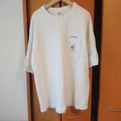 SPALDING ホワイト Tシャツ ポケット付き