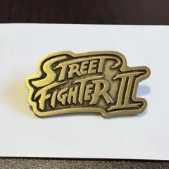 大カプコン展 CAPCOM ストリートファイター II ロゴピンバッジ