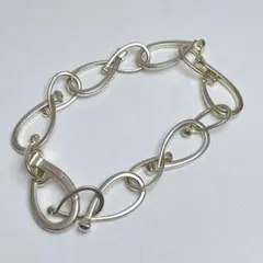 30-40's ヴィンテージ 12K GF ツイストノットリンクブレスレット