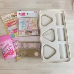 お弁当グッズ　おにぎり型 ピック ピックシール おしぼりケースのサムネイル